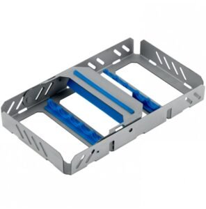 Moderna cassette tray for 5 instruments, blue — Sterlization and Sundries dental instrument by Falcon Medical