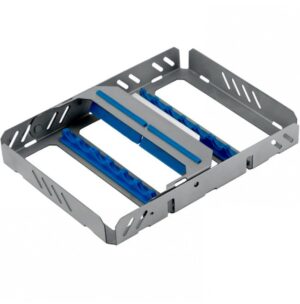 Moderna cassette tray for 7 instruments, blue