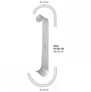 Retractor cheek Kilner 150 mm — Dental Surgery dental instrument by Falcon Medical