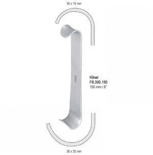 Retractor cheek Kilner 150 mm