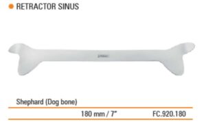 Retractor sinus shephard 180mm