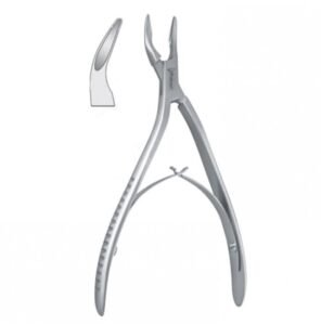Rongeur Bone Friedmann micro S-shape 150mm — Dental Surgery dental instrument by Falcon Medical