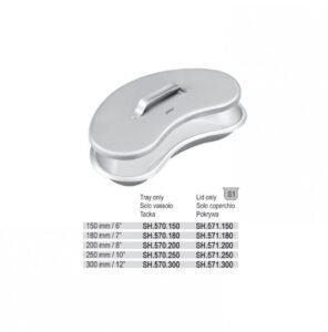Tray kidney stainless steel 200mm — Sterlization and Sundries dental instrument by Falcon Medical