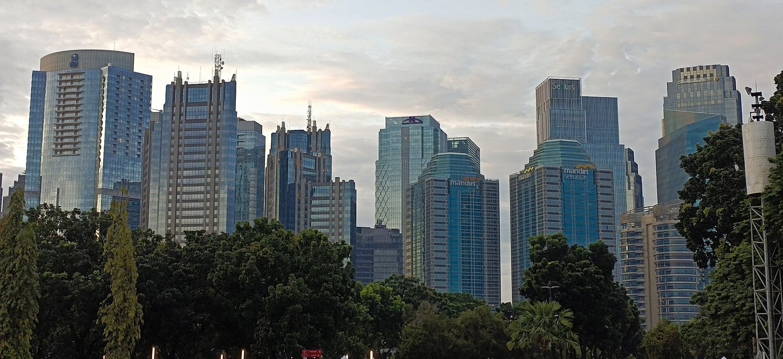 Jakarta city skyline